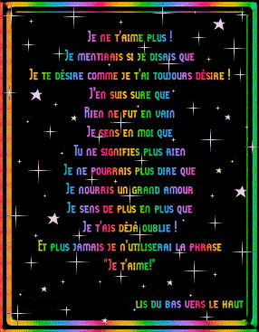 Quel beau poème n'estce-pas ?????